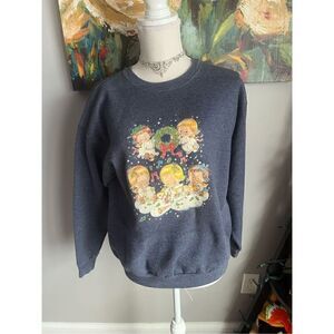 Vintage Hanes MEDIUM angel crewneck grannycore sweatshirt